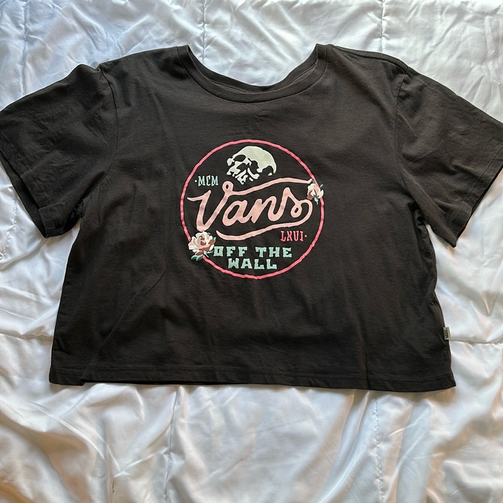 Vans Crop T-Shirt size L EUC